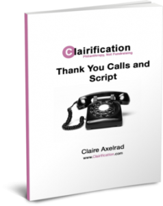 Thank You Calls