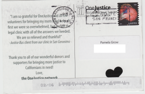 OneJusticeVDPostcardBack