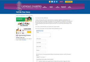 CatholicCharitiesShareStoryPage