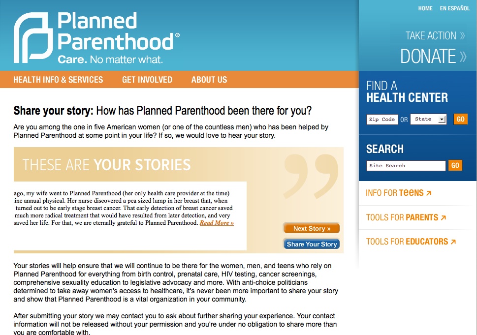 Create a Share Your Story Page for your nonprofit website Pamela Grow